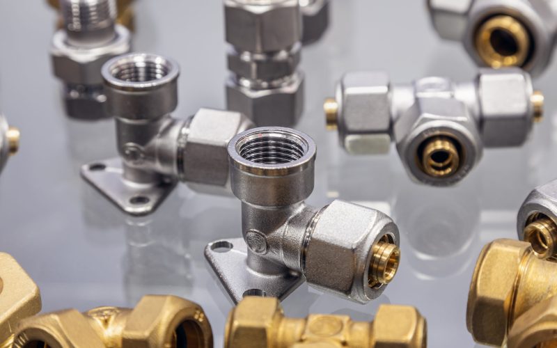 fittings and valves, copper and steel adapters and plumbing fixtures and pipeline parts